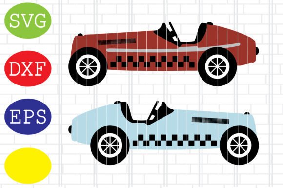 Download Vintage Race Car Svg, Retro Race Car Svg - Premium Resources
